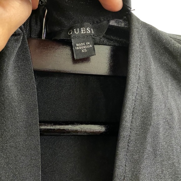 GUESS Long sleeve body suit with neck tie - XS - Picture 3 of 3